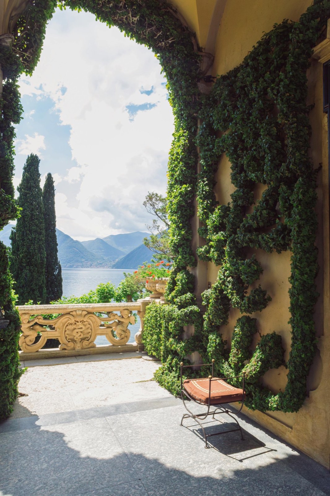 Italian villa terrace, The Italian Villa