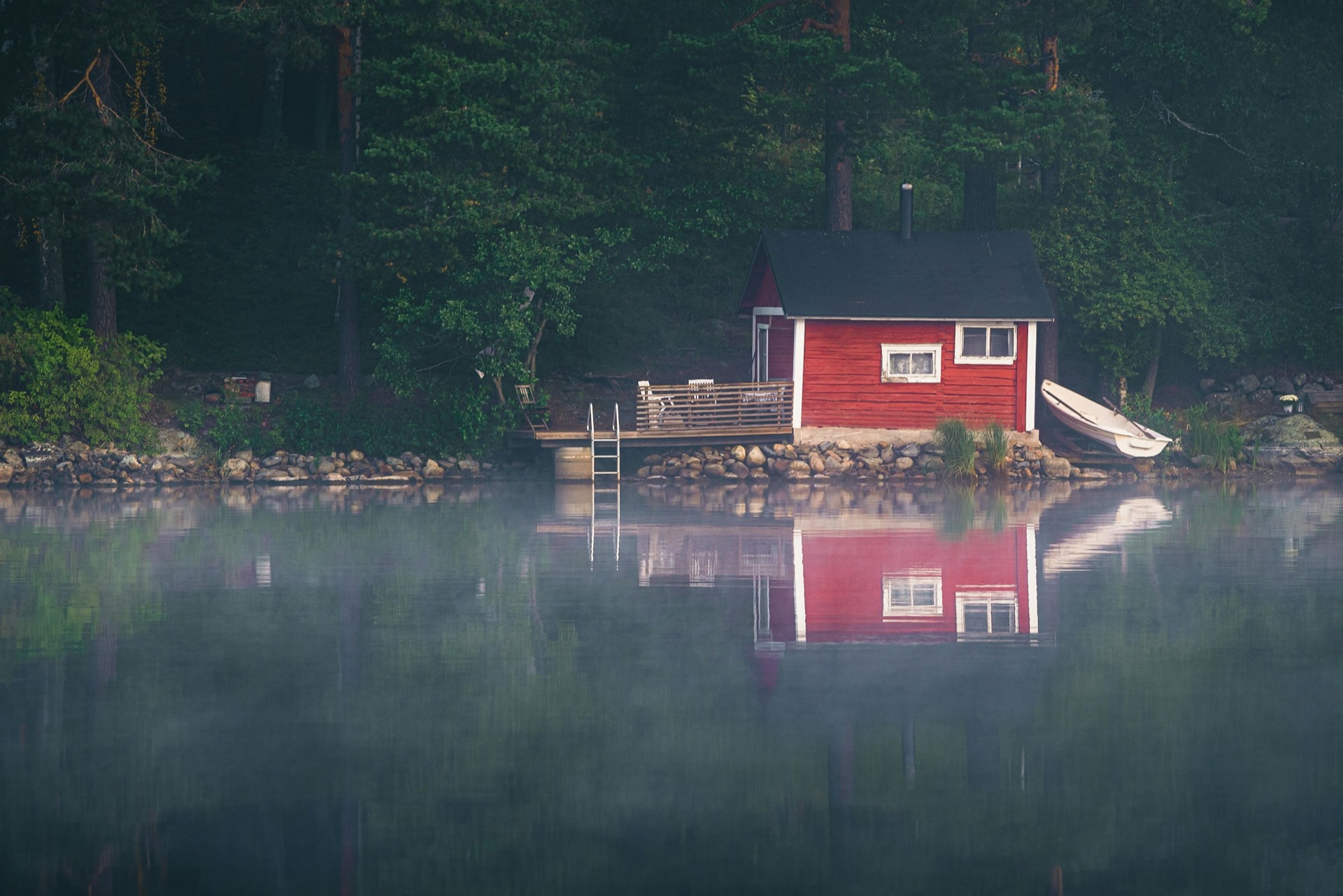 Sauna hut lake, Wellness and Longevity